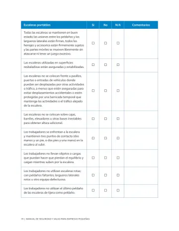 Page 83: Escaleras portátiles
