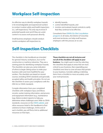 Page 8: Workplace Self-Inspection