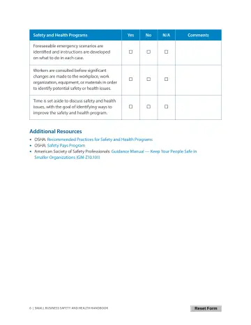 Page 10: OSHA: Recommended Practices for Safety and Health Programs