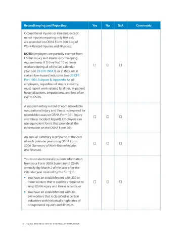 Page 14: Recordkeeping and Reporting