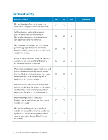 Page 17: Electrical Safety