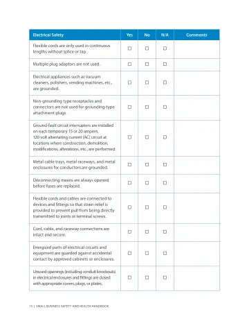 Page 19: Electrical Safety
