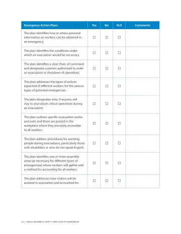 Page 26: Emergency Action Plans