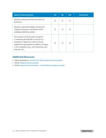 Page 39: OSHA Regulations: 29 CFR 1910.1200, Hazard Communication