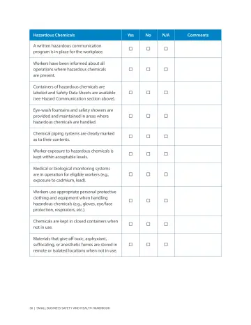 Page 40: Hazardous Chemicals