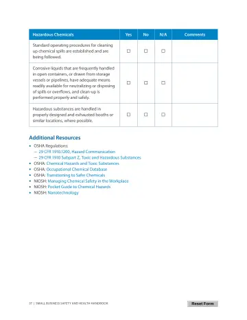 Page 41: Hazardous Chemicals