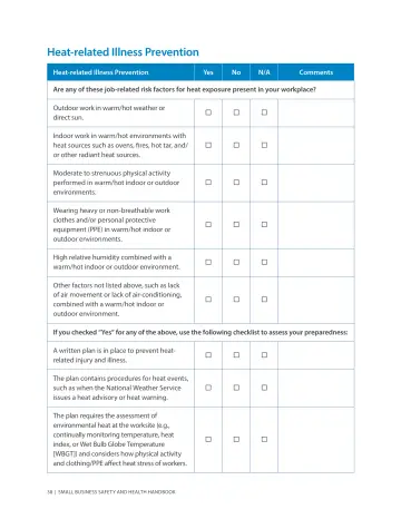 Page 42: Heat-related Illness Prevention