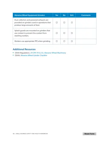 Page 52: OSHA Regulations: 29 CFR 1910 .215, Abrasive Wheel Machinery