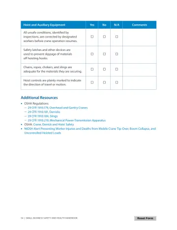 Page 58: Hoist and Auxiliary Equipment
