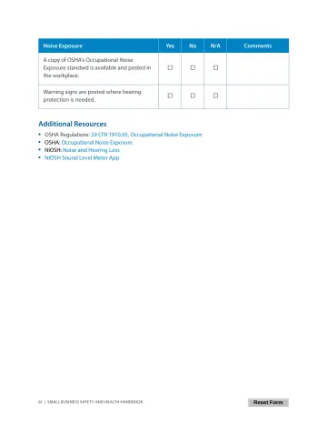 Page 65: OSHA Regulations: 29 CFR 1910 .95, Occupational Noise Exposure