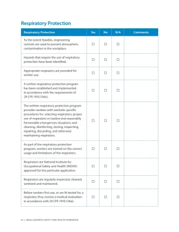 Page 71: Respiratory Protection