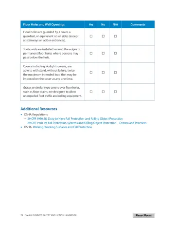 Page 74: OSHA Regulations: