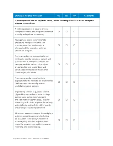 Page 85: Workplace Violence Prevention