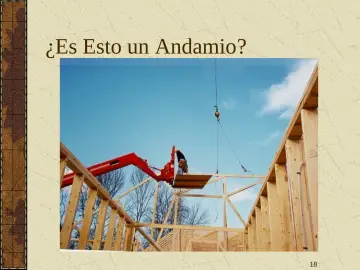 Slide 18: ¿Es Esto un Andamio?