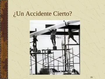 Slide 29: ¿Un Accidente Cierto?