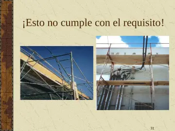 Slide 31: ¡Esto no cumple con el requisito!