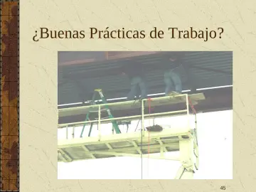 Slide 45: ¿Buenas Prácticas de Trabajo?