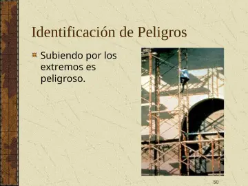 Slide 50: Identificación de Peligros