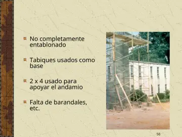 Slide 56: No completamente entablonado
