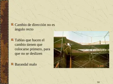 Slide 58: Cambio de dirección no es ángulo recto