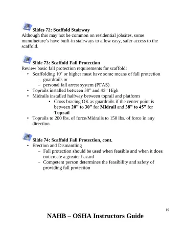 Page 20: Slides 72: Scaffold Stairway