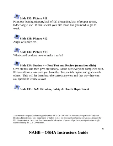 Page 26: Slide 134: Section 4 – Post Test and Review (transition slide)