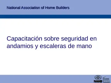 Slide 1: National Association of Home Builders