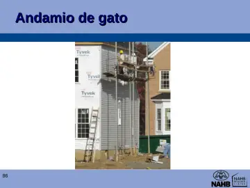 Slide 86: Andamio de gato