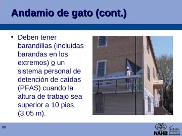 Slide 88: Andamio de gato (cont.)