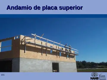 Slide 101: Andamio de placa superior