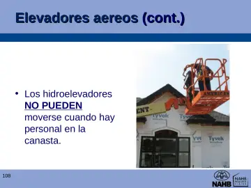 Slide 108: Elevadores aereos (cont.)