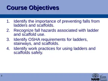 Slide 6: Course Objectives