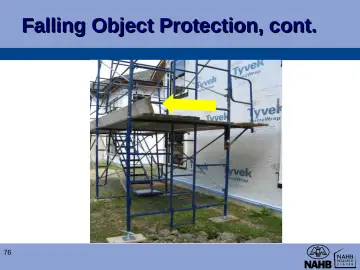 Slide 76: Falling Object Protection, cont.