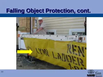 Slide 77: Falling Object Protection, cont.
