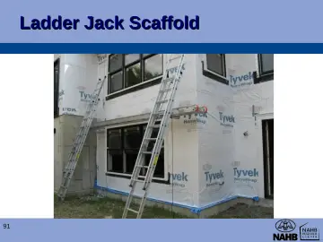 Slide 91: Ladder Jack Scaffold