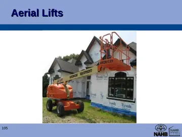 Slide 105: Aerial Lifts