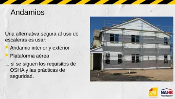 Slide 7: Andamios