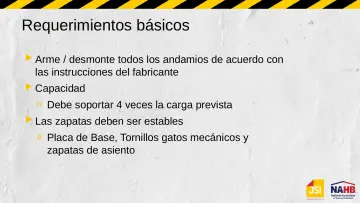 Slide 22: Requerimientos básicos