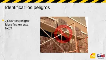 Slide 37: Identificar los peligros