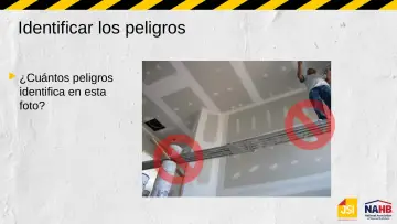 Slide 38: Identificar los peligros