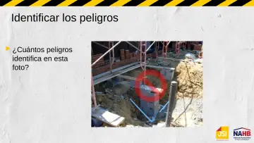 Slide 39: Identificar los peligros