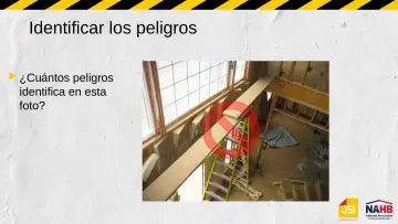 Slide 40: Identificar los peligros