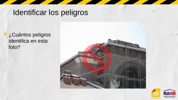 Slide 41: Identificar los peligros