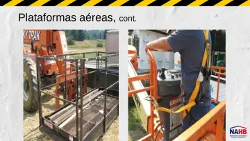 Slide 50: Plataformas aéreas, cont .