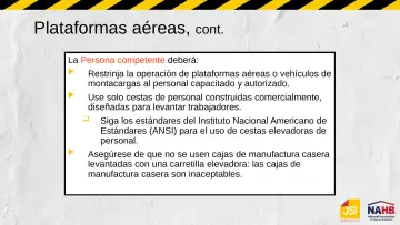 Slide 51: Plataformas aéreas, cont.
