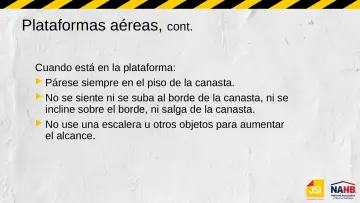 Slide 54: Plataformas aéreas, cont.