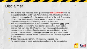 Slide 2: Disclaimer
