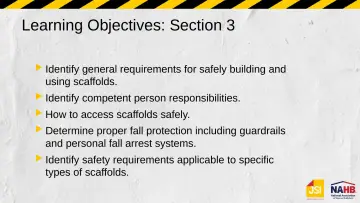 Slide 5: Learning Objectives: Section 3