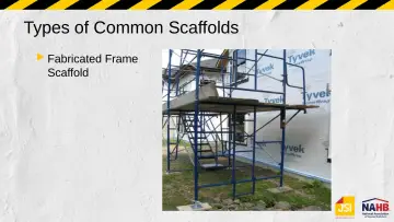 Slide 12: Types of Common Scaffolds