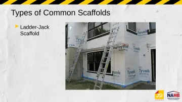 Slide 14: Types of Common Scaffolds
